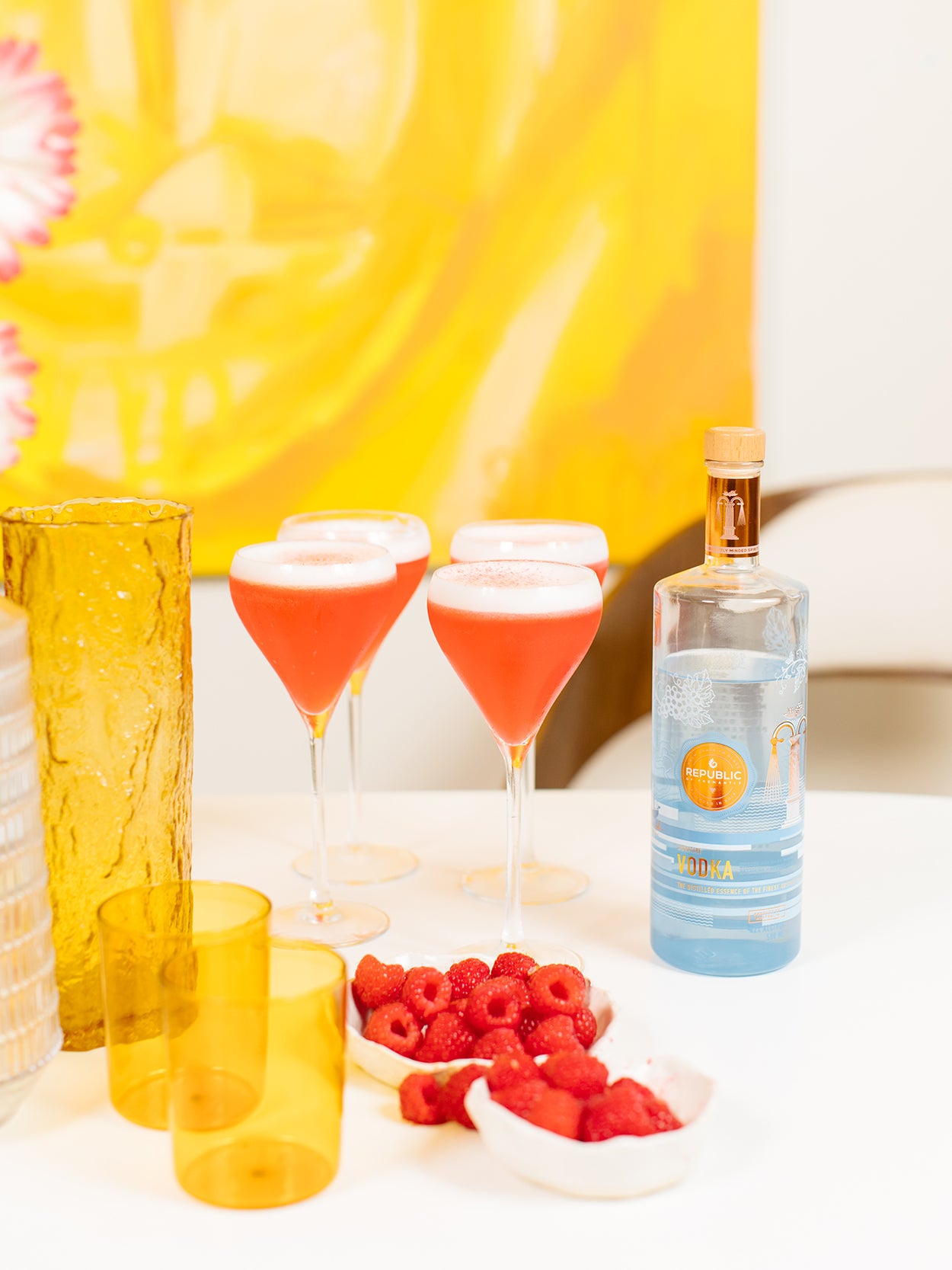 Raspberry Clouds Cocktail Recipe