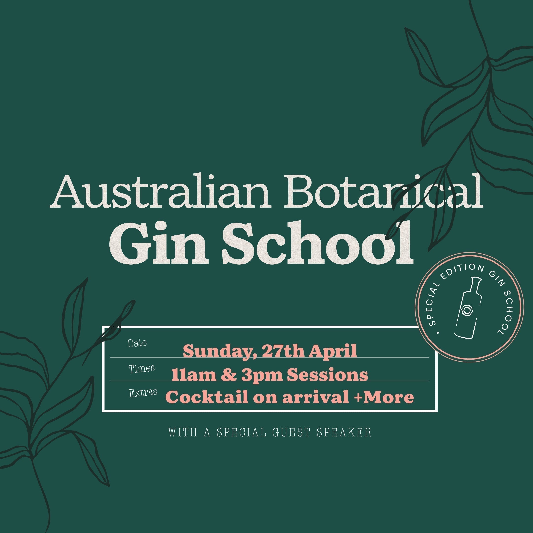 Australian Botanical Gin School - Limited Edition