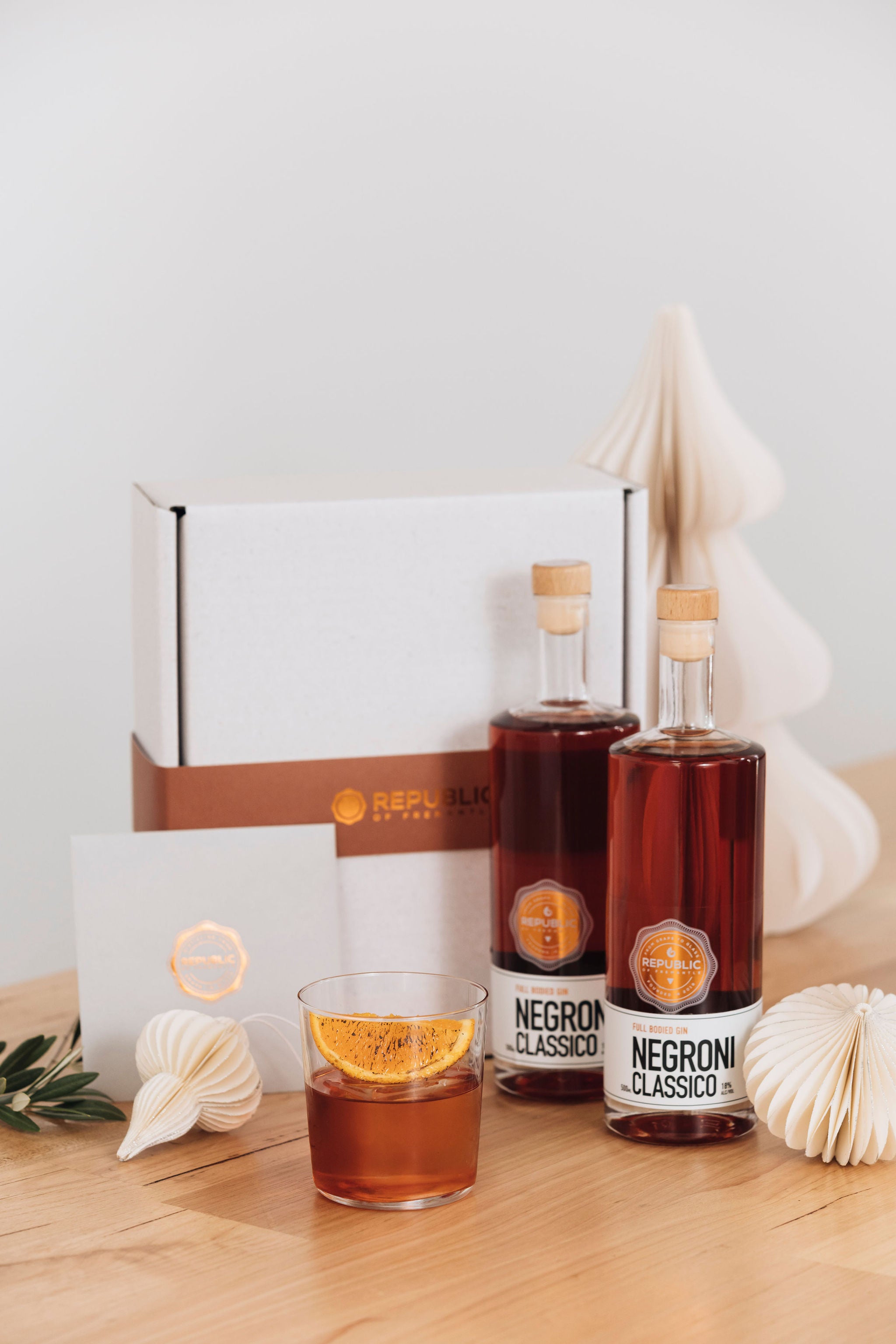 Negroni Bottled Cocktail Gift Set