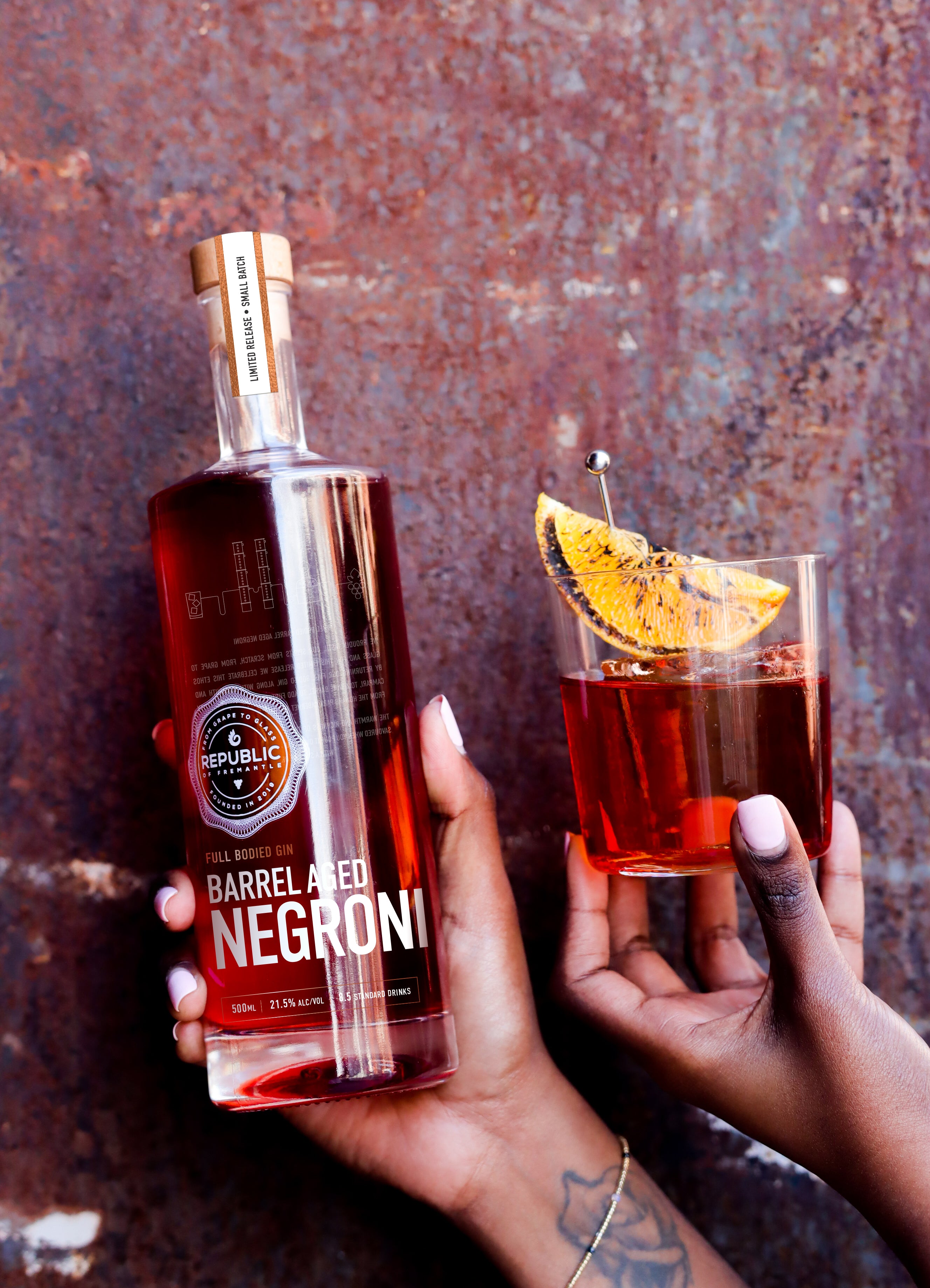 Barrel Aged Negroni, The Republic Process