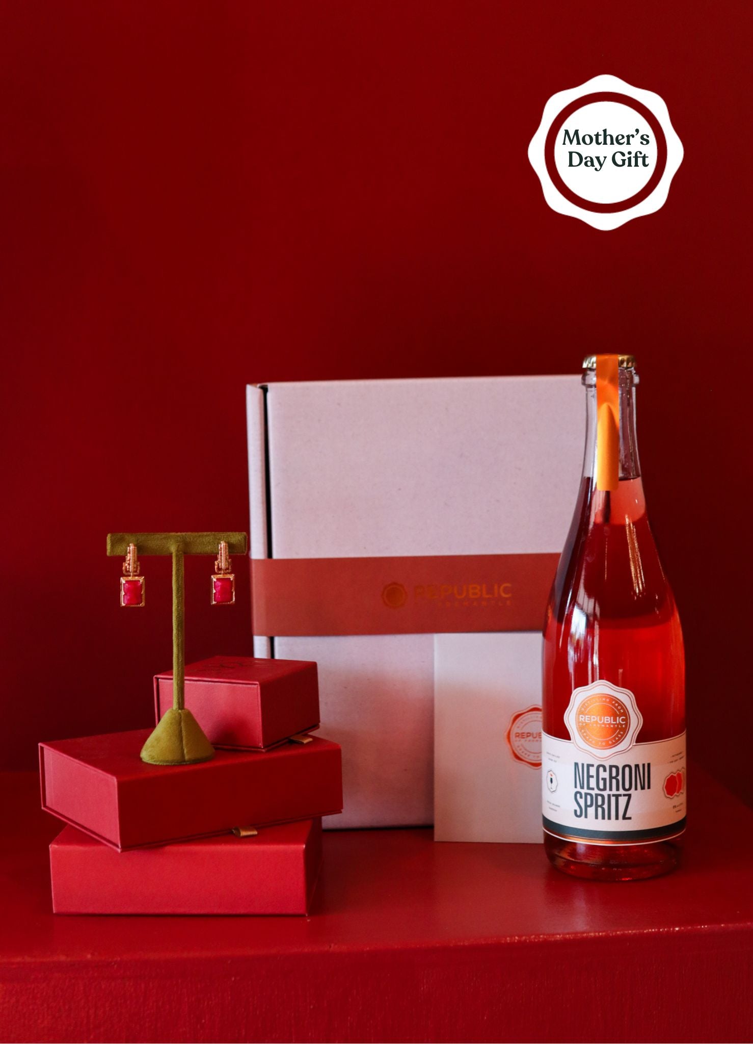 Mother's Day Gift Set: Negroni Spritzes & Jewels